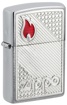 Зажигалка Zippo 48126 Classic с покрытием Brushed Chrome